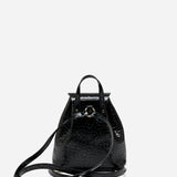 Mini Backpack Black Croc