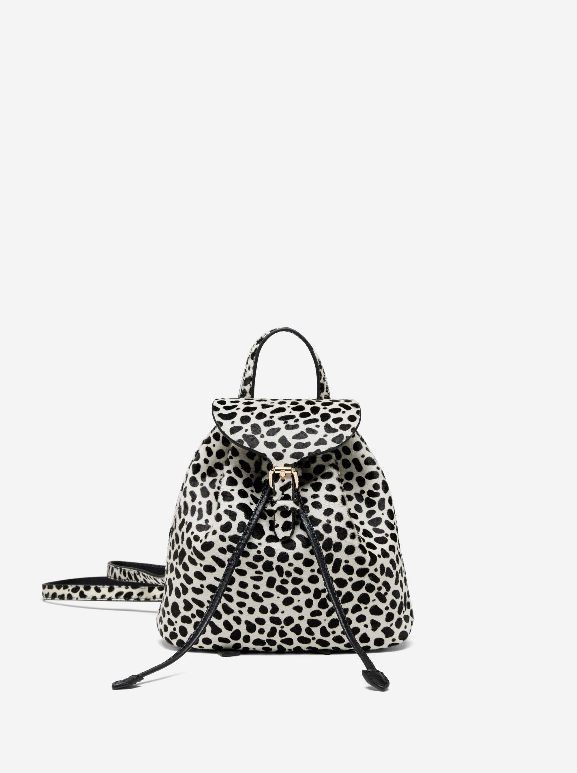 beautiful mini backpack Mini Backpack Dalmatian by Manu Atelier