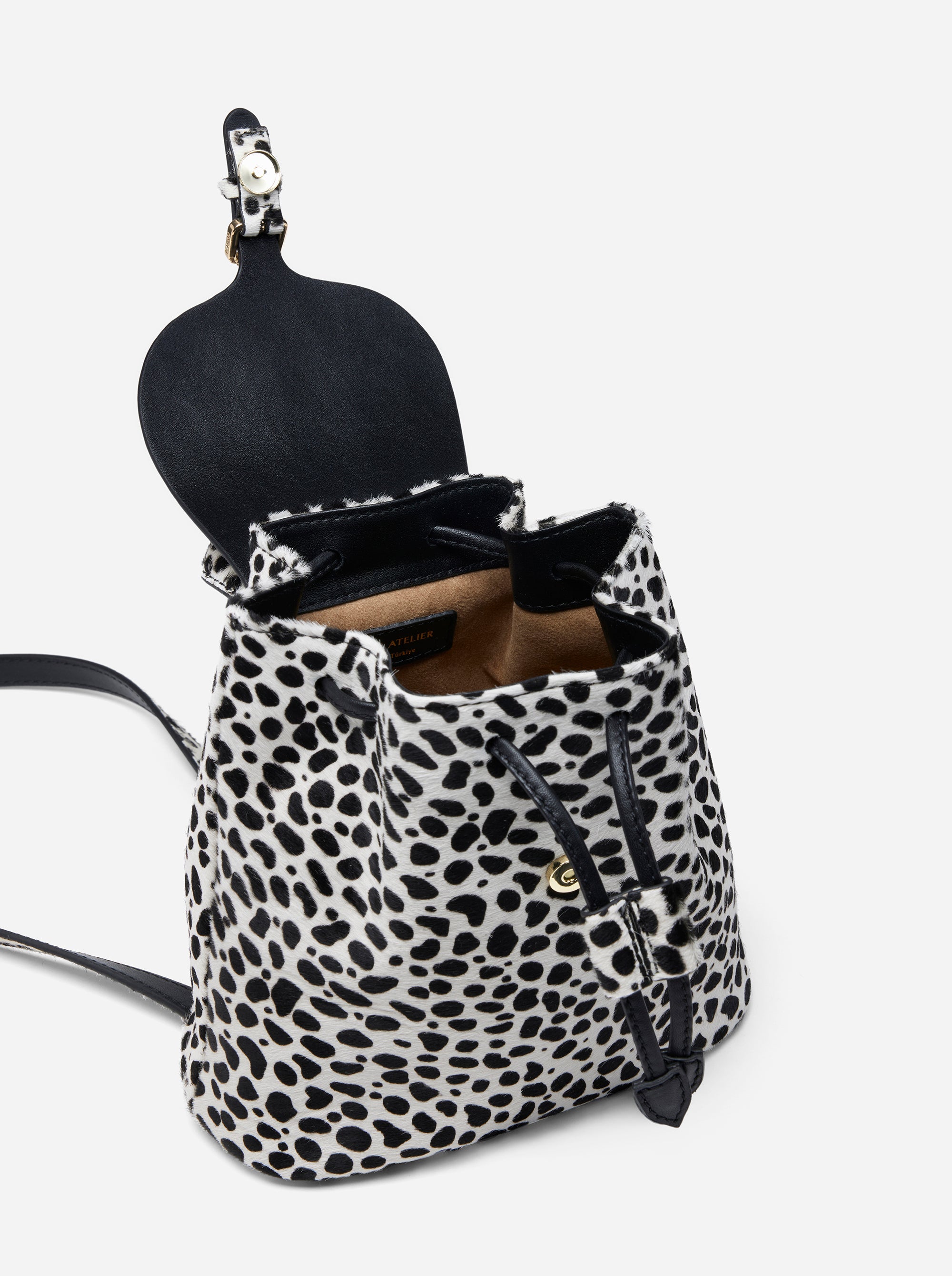 calf mini backpack Mini Backpack Dalmatian