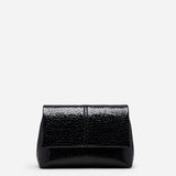 The Fold Bag Black Croc