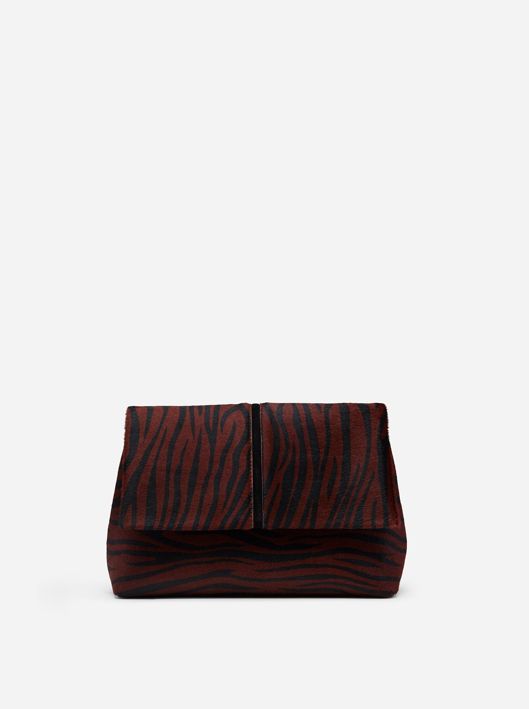 The Fold Bag Brown Zebra & Black by Manu Atelier