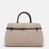 Le Cambon 40 Beige Canvas & Bitter Brown Back