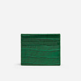 Manu Cardholder Green Croc