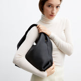 Gala Calf Skin Leather Black with a model