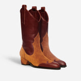Deniz Boots Reddish Brown Soft & Chestnut Suede