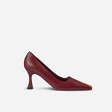 Duck Pumps Orange Camel & Marsala Side 