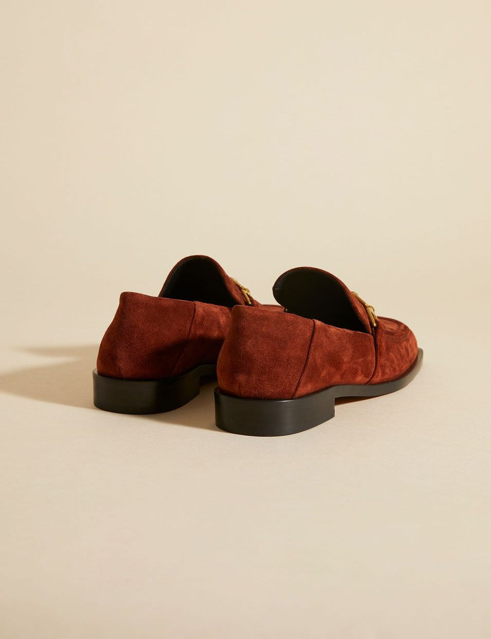 The Tap Loafers Ruby Brown Suede Back