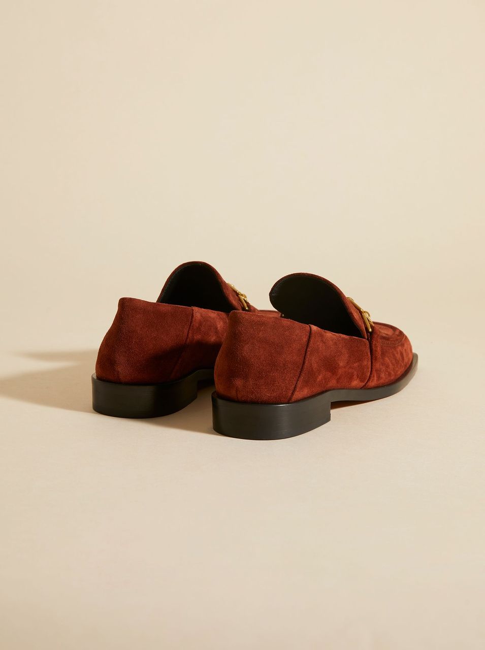 The Tap Loafers Ruby Brown Suede Back