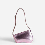Mini Curve Pink Metallic Printed