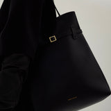Tote du Jour Black Soft on Model 2